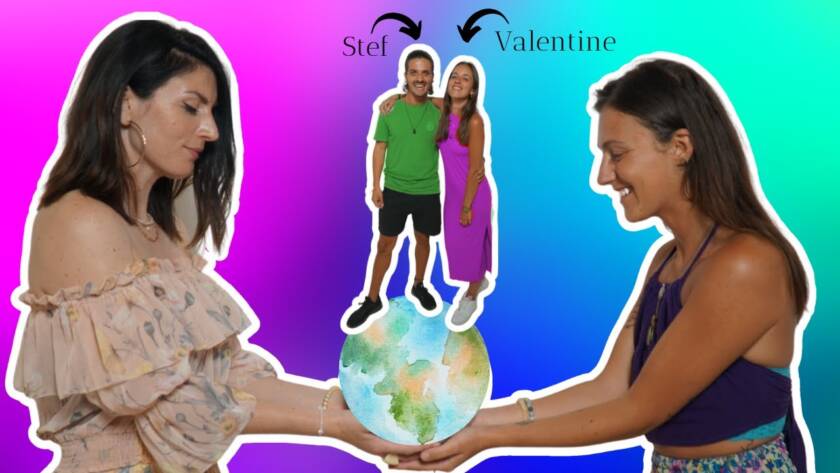 Stef et Valentine partagent leur tour du monde avec Chloé, et Anouck